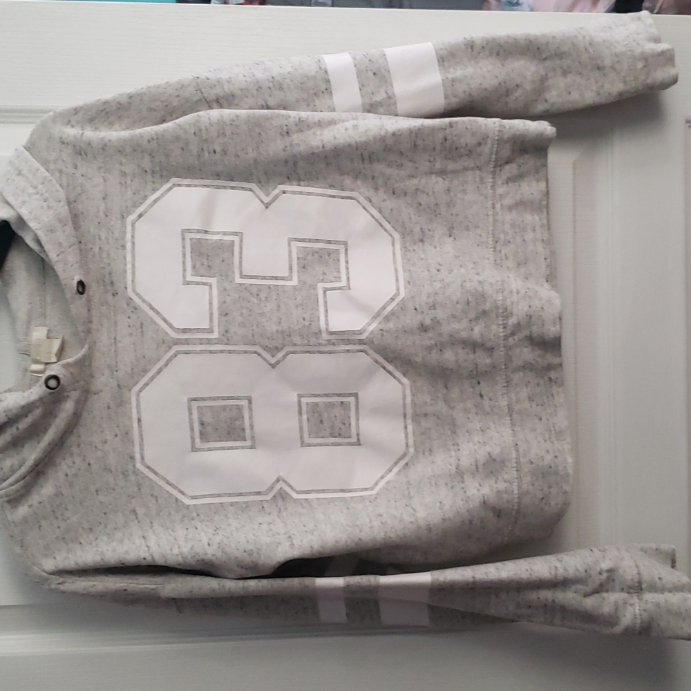 Forever 21 cropped grey hooddie